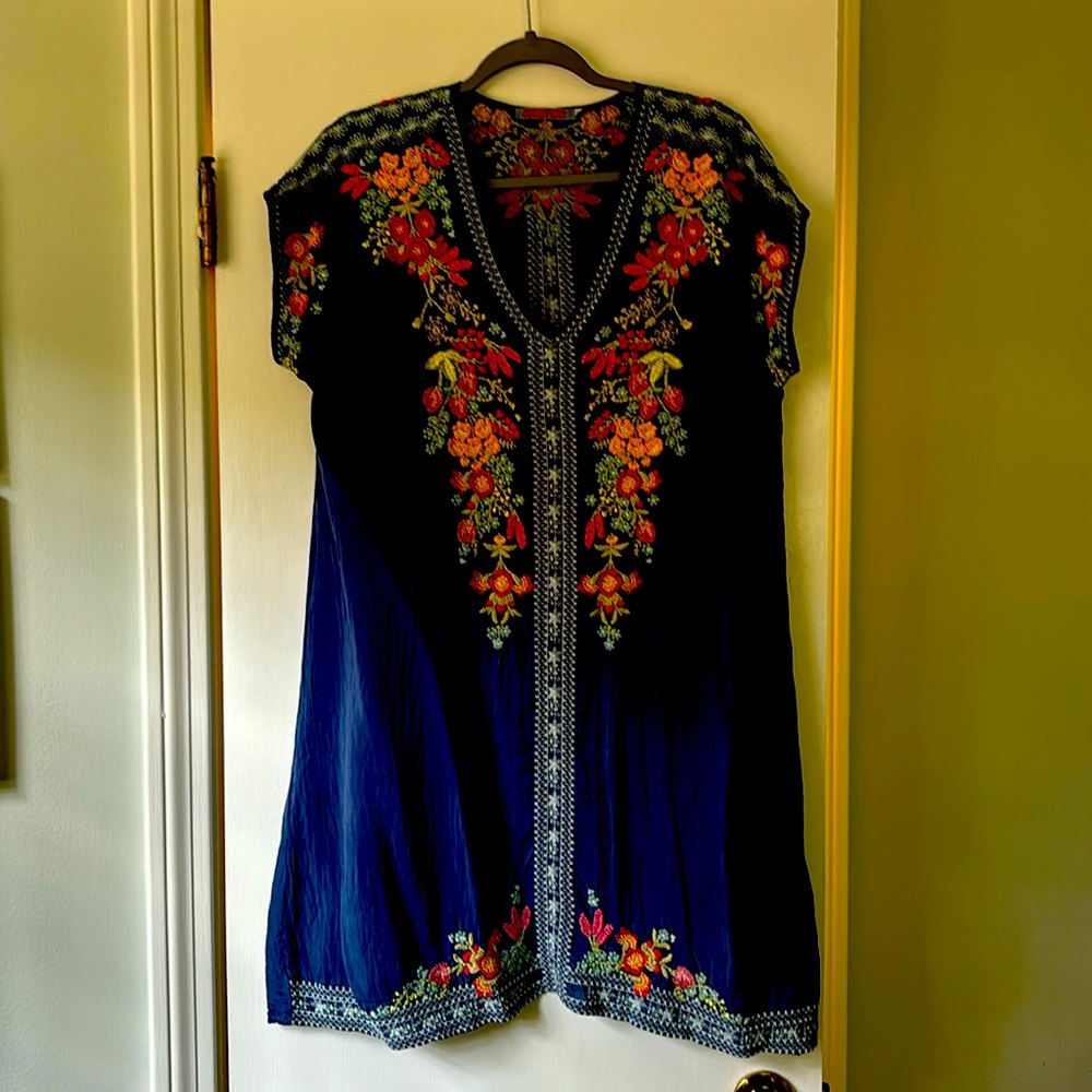 Johnny Was tunic dress.